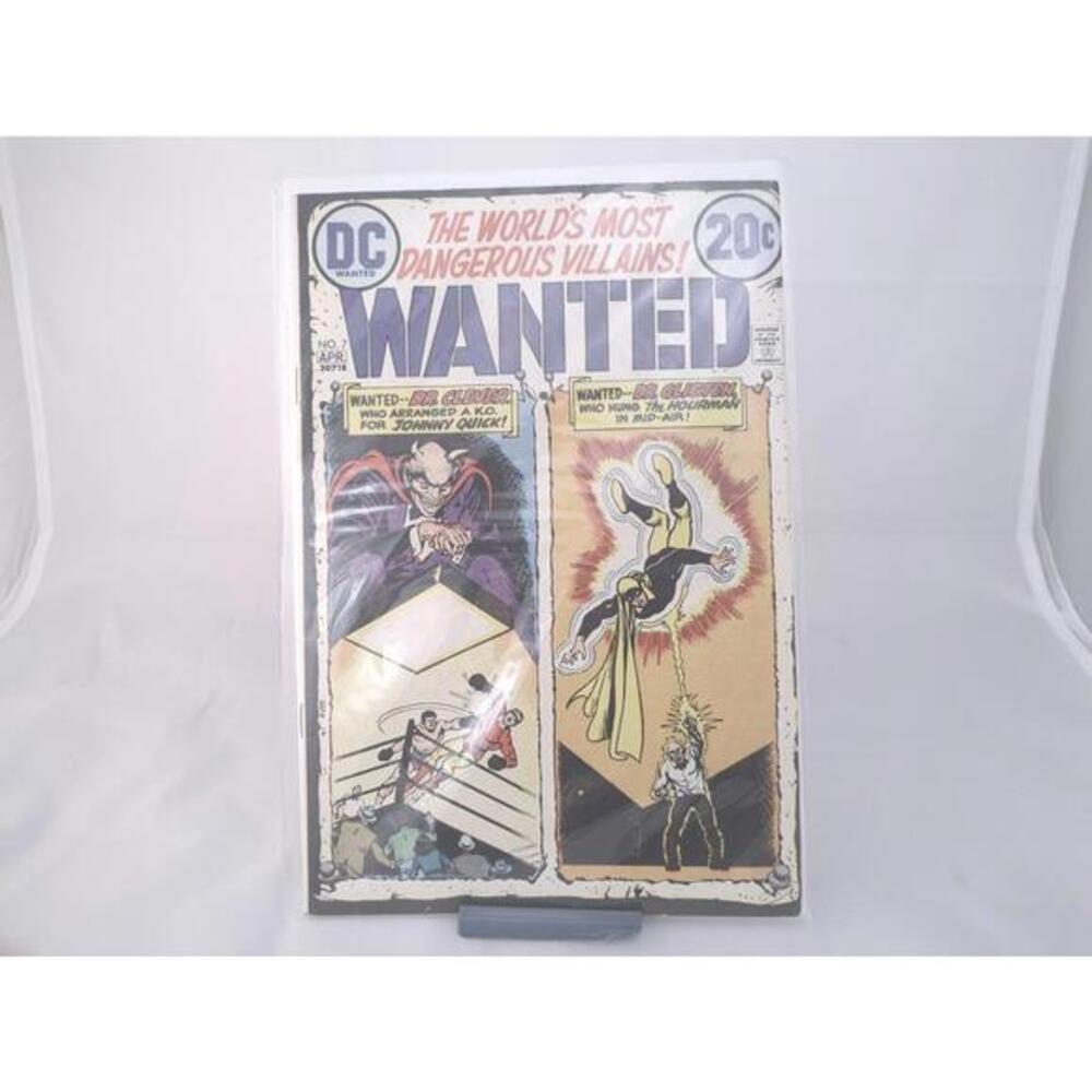 Vintage DC Comics Wanted No. 7 Comic Book (Original Print)